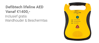 Defibtech AED kopen? Defibtech Lifeline en VIEUW uit voorraad leverbaar.